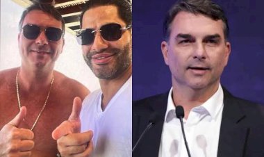 Foto de Flávio Bolsonaro com homem ligado ao caso Daniel Vorcaro amplia pressão sobre senador após versões contraditórias